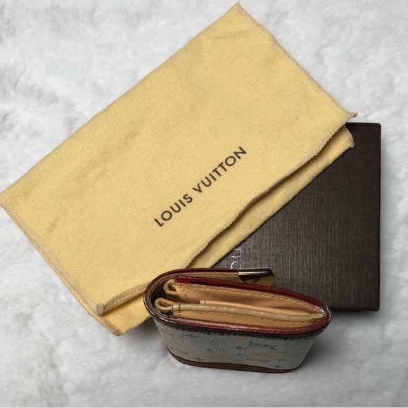 Louis Vuitton Murakami White Multicolor Porte Monn Card Holder(Date Code:MI0043) - Picture 6 of 17